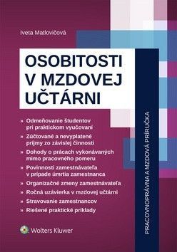 Osobitosti v mzdovej učtárni - Matlovičová Iveta