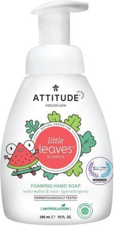 Attitude Little leaves Dětské pěnivé mýdlo na ruce s vůní melounu a kokosu