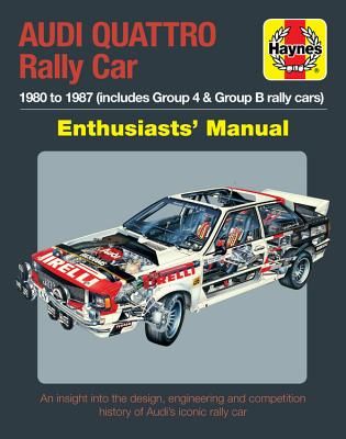 Audi Quattro Rally Car Manual - 1980 to 1987 (includes Group 4 & Group B rally cars) (Garton Nick)(Pevná vazba)