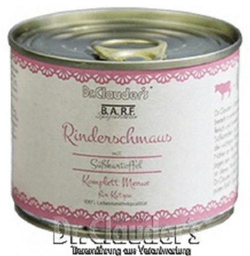Dr.Clauder's BARF Komplettmenue Rinderschmaus 200g