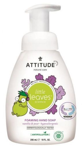 Attitude Little leaves Dětské pěnivé mýdlo na ruce s vůní vanilky a hrušky