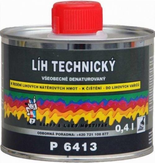 Barvy a laky Hostivař Technický líh P6413