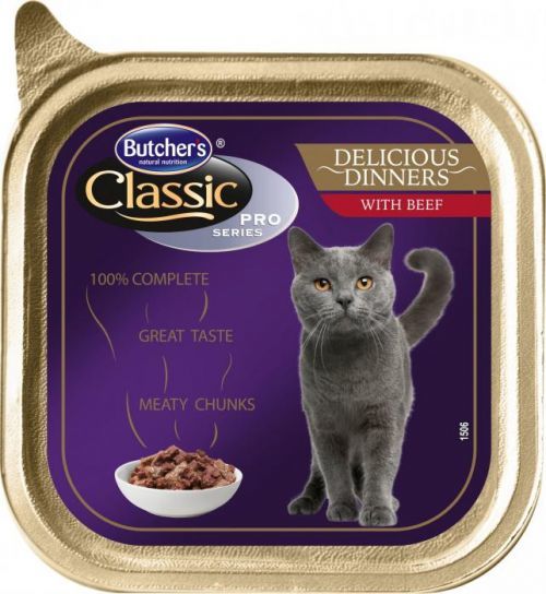 Butcher's Pro Series Cat Delicious Dinner Vanička s hovězím masem