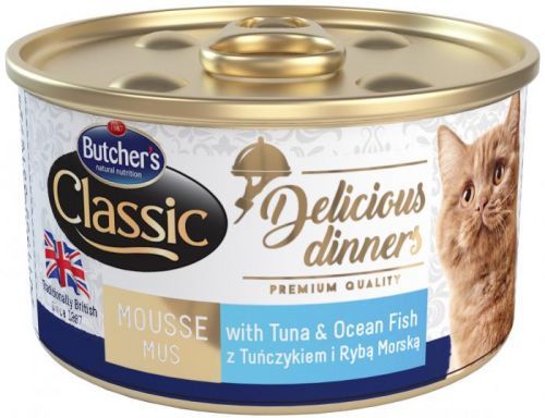 Butcher's Classic Delicious Dinners Konzerva s tuňákem a mořskými rybami