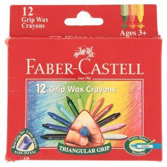 Voskovky Faber-Castell Wax Triangular Crayons - 12 barev