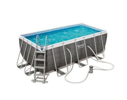 Bestway 56722 Power Steel Rectangular Pool Set