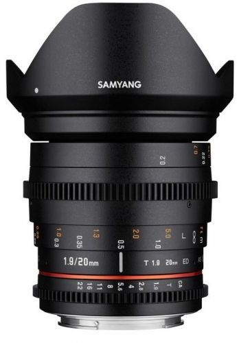 SAMYANG 20 mm T1,9 ED AS UMC pro Canon EF