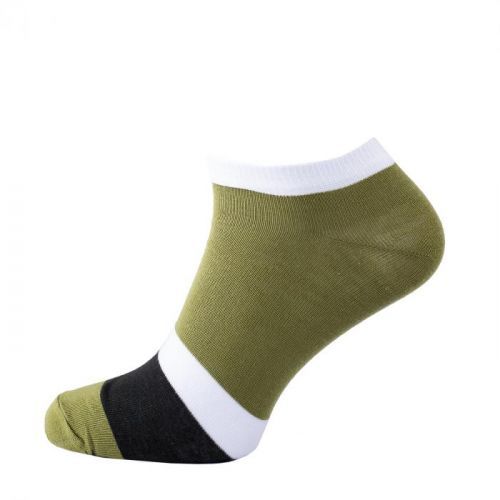Pánske farebné kotníkové ponožky Slice čierne veľ. 39-41