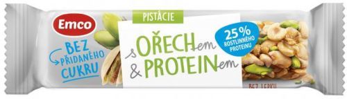 Emco Tyčinka ořech protein pistácie