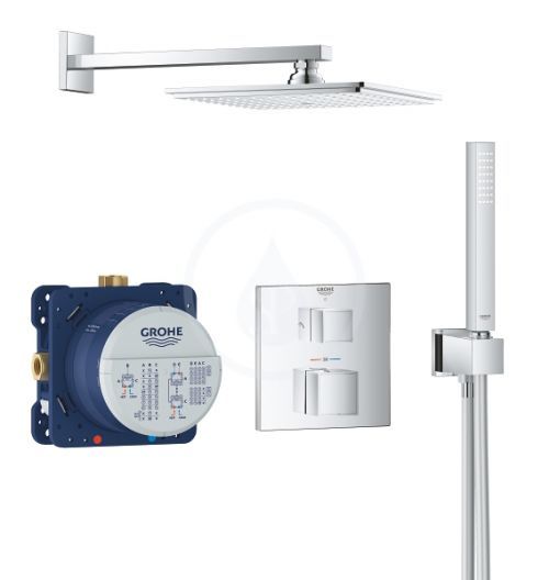 GROHE Grohtherm Cube Sprchový set Rainshower Allure 230 s termostatem pod omítku, chrom 34741000