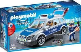 Playmobil Playmobil 6873 Policejní auto s majákem