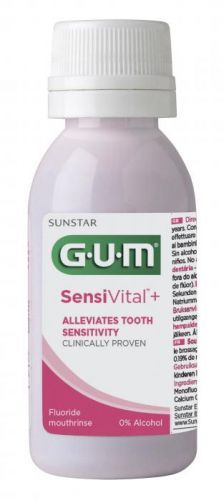 GUM SensiVital+ ústní voda (výplach) pro citlivé zuby s CPC 0,07 %, 30 ml