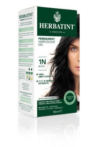 HERBATINT HERBATINT permanentní barva na vlasy černá 1N 150 ml