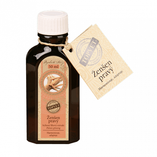TOPVET Ženšen tinktura - kapky 50ml 50 ml