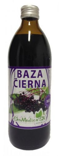 EkoMedica Šťáva Černá bezinky 100% - 500 ml 500 ml