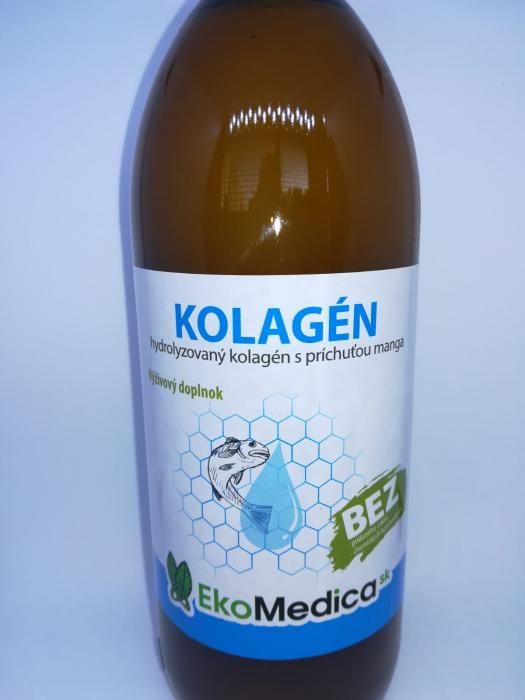EkoMedica Hydrolyzovaný kolagen s příchutí manga 500 ml 500 ml