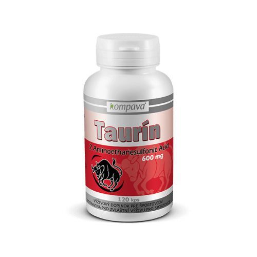 Kompava Taurin 600 mg/120 kps 120 kps.
