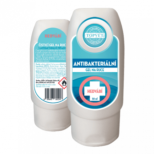 TOPVET Antibakteriální gel na ruce - Hedvábí 50ml 50 ml