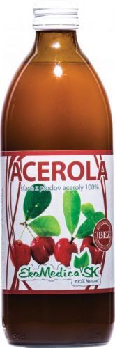 EkoMedica Šťáva Acerola 100% - 500 ml 500 ml