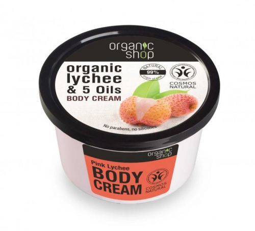 Organic Shop Organic Shop - Růžové Liči - Tělový krém 250 ml 250 ml