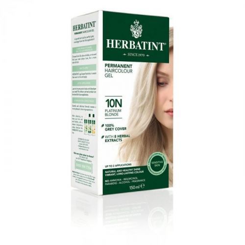 HERBATINT HERBATINT pernamentní barva na vlasy platinová blond 10N 150 ml