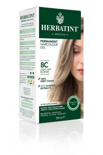 HERBATINT HERBATINT permanentní barva na vlasy světle popolavá blond 8C 150 ml