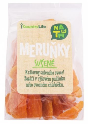 Meruňky sušené nesířené 100 g   COUNTRY LIFE