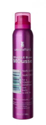 Lee Stafford Double Blow Volumizing Mousse, pěnové tužidlo na vlasy pro dvojitý objem, 200 ml