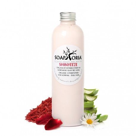 SOAPHORIA Shinyeeze - organický tekutý kondicionér na normální vlasy bez lesku 250 ml