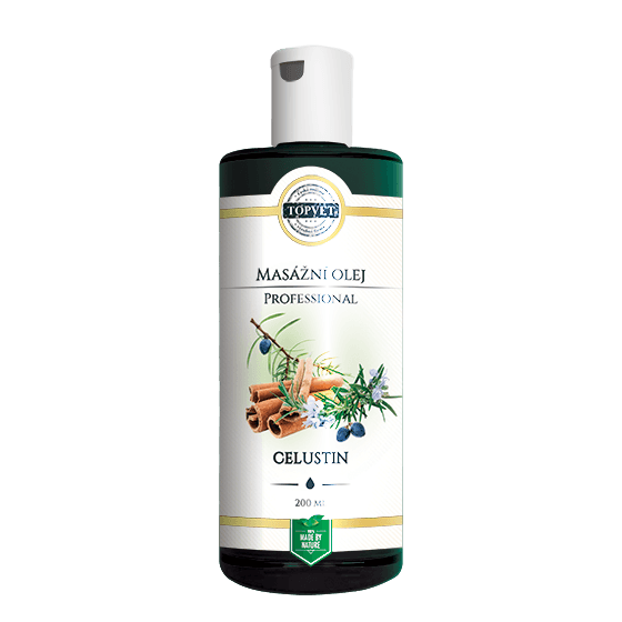 TOPVET Celustin - masážní olej 200ml 200 ml