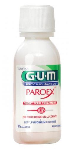 GUM PAROEX ústní voda (výplach, CHX 0,12 % + CPC 0,05 %), 30 ml