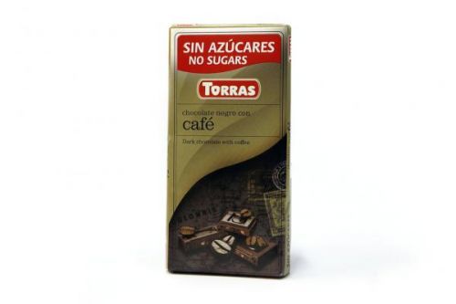 Torras ES Torras čokoláda DIA hořká ček. s kávou 75g 75 g