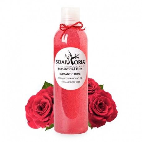 SOAPHORIA Romantická růže - organický sprchový gel 250 ml