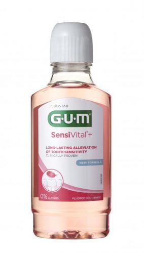 GUM SensiVital+ ústní voda (výplach) pro citlivé zuby s CPC 0,07 %, 300 ml