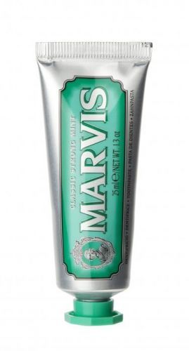 MARVIS Classic Strong Mint zubní pasta bez fluoridů, cestovní balení, 25 ml