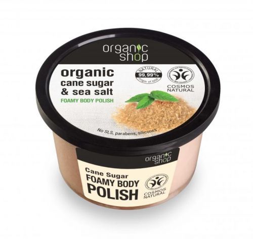 Organic Shop Organic Shop - Koupelový cukrový peeling s mořskou solí 250 ml