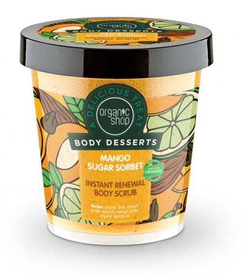 Organic Shop Organic Shop - Mangový cukrový sorbet - Tělový peeling 450ml 450 ml