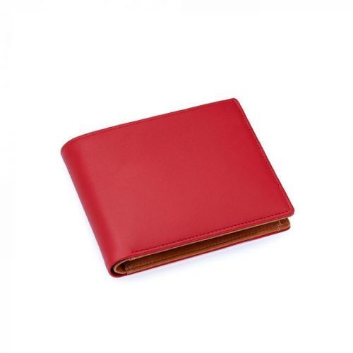 ANTORINI Prestige Pánská kožená peněženka, červeno-hnědá