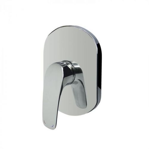 MEREO Sprchová baterie podomítková bez přepínače, Mbox, oválný kryt, Eve, chrom CBV60105B