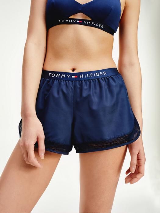 Dámské šortky UW0UW02153-CUN modrá - Tommy Hilfiger - M - modrá