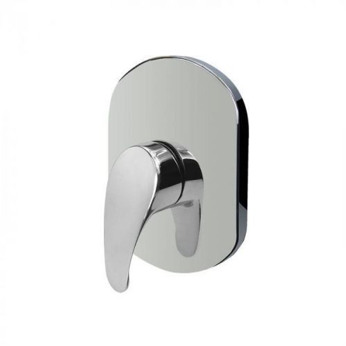 MEREO Sprchová baterie podomítková bez přepínače, Mbox, oválný kryt, Sonáta, chrom CB60105B