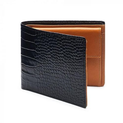 ANTORINI Elite Luxusní pánská kožená peněženka, černá