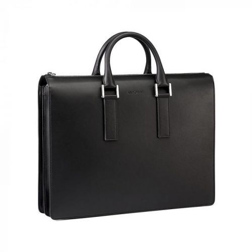 ANTORINI DAPPER STYLE Pánská kožená aktovka černá