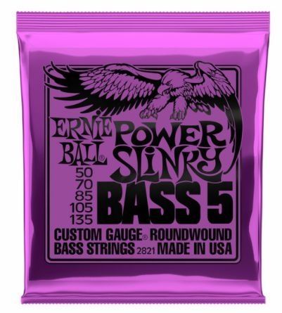 Ernie Ball P02821 Power Slinky Bass-5 50-135