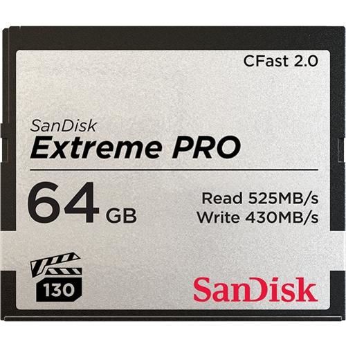 Sandisk Extreme Pro CFast 2.0 64 GB (515R/430W) (SDCFSP-064G-G46D)