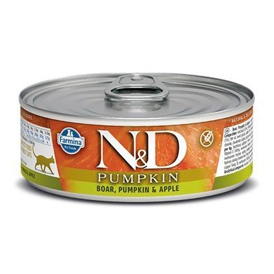 N&D CAT PUMPKIN Adult Boar & Apple 80g