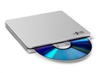 HITACHI LG - externí mechanika DVD-W/CD-RW/DVD±R/±RW/RAM/M-DISC GP70NS50, Blade Ultra Slim, Silver, box+SW, GP70NS50