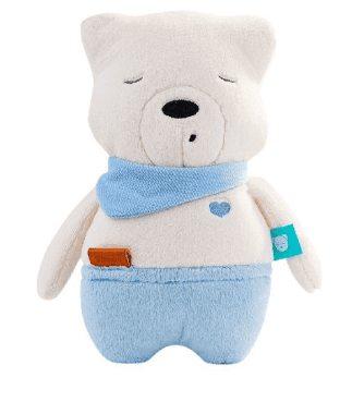 Szumisie Szumisie Šumící mazlíček Medvídek Simon, 25 cm - modrý/béžová