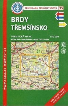 KČT 35 Brdy, Třemšínsko 1:50 000 turistická mapa