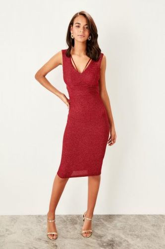 Trendyol Claret Red Dress